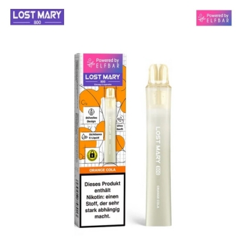 Lost Mary 800 - Orange Cola -  Einweg E-Zigarette 20mg